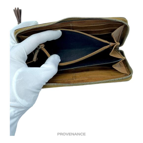 🔴 Gucci Long Wallet - GG Canvas with Tassels - Picture 6 of 8